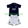 Fußballtrikots Manchester United Cristiano Ronaldo 7 Retro Kinder 2007-2008 Kurzarm Auswärts-trikot kaufen